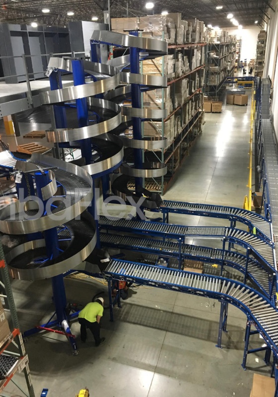 All-purpose spiral conveyor for medium to large products